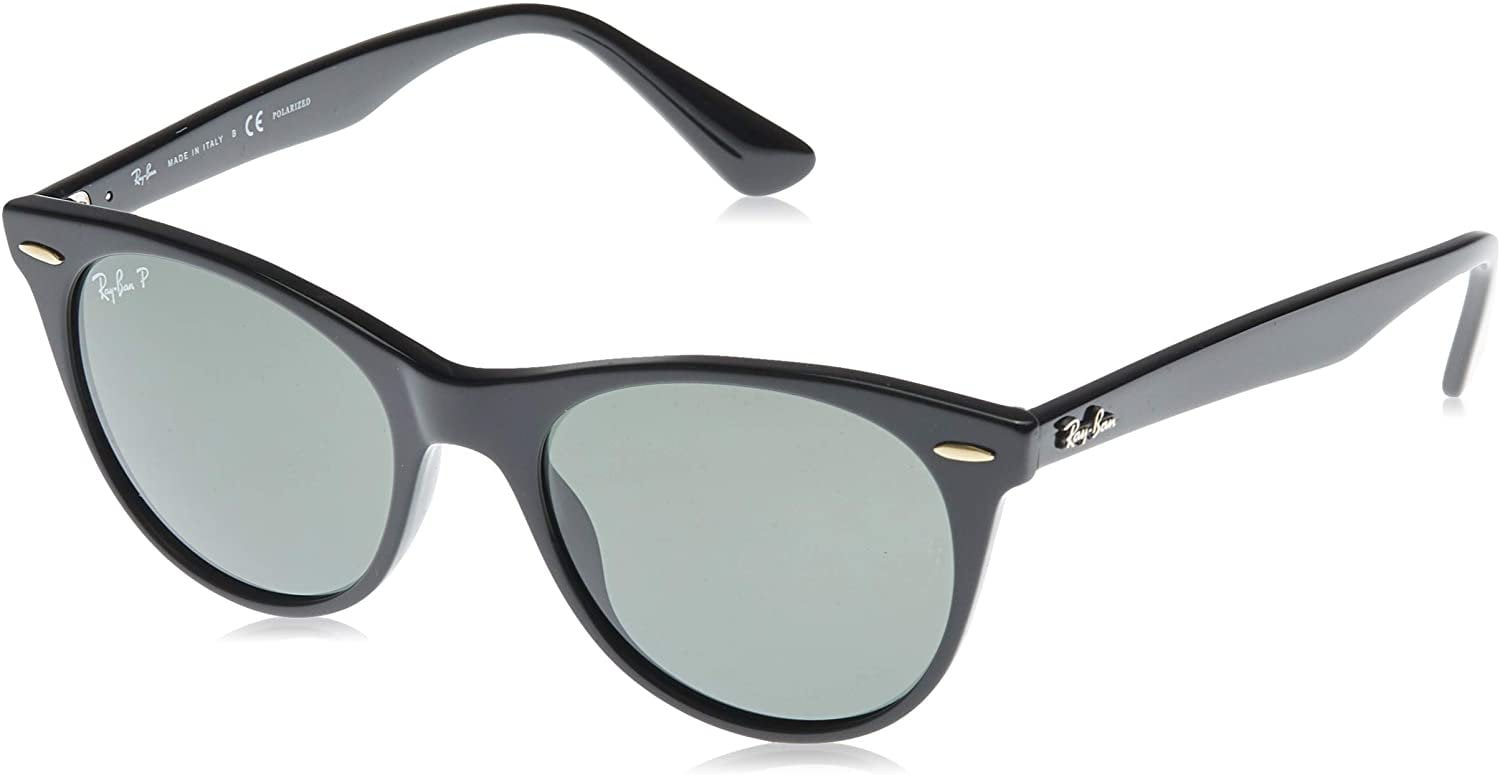 Ray-Ban RB2185-901/31 Wayfarer II Classic Black Phantos Green