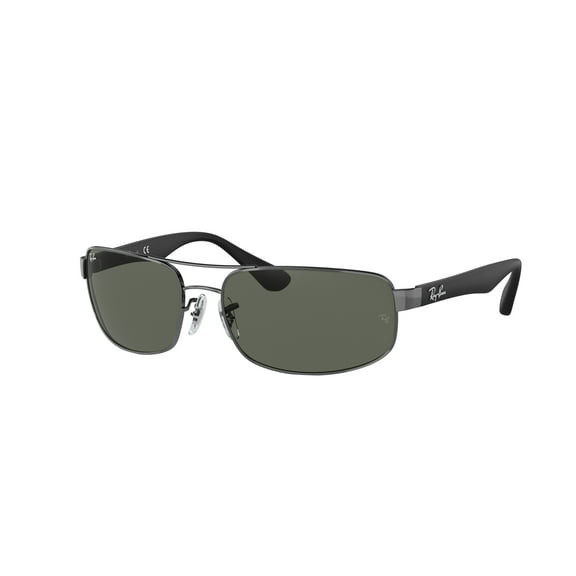 Ray-Ban Men's RB3445 RB3445-004-64 Grey Rectangle Sunglasses