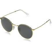 Ray-Ban Mens Rb3447 Metal Round Sunglasses