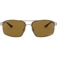 thumbnail image 1 of Ray-Ban Men's Rb3604ch Chromance Mirrored Square Sunglasses, 1 of 6