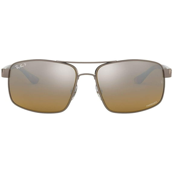Ray-Ban Men's Rb3604ch Chromance Mirrored Square Sunglasses