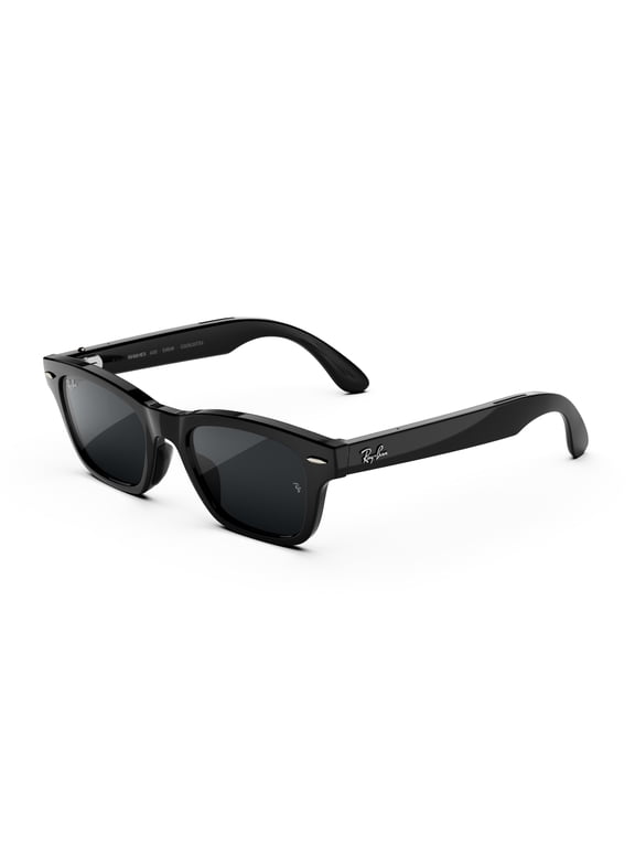 Ray-Ban Meta Audio Burbank, Shiny Black, Transitions® Grey Lenses