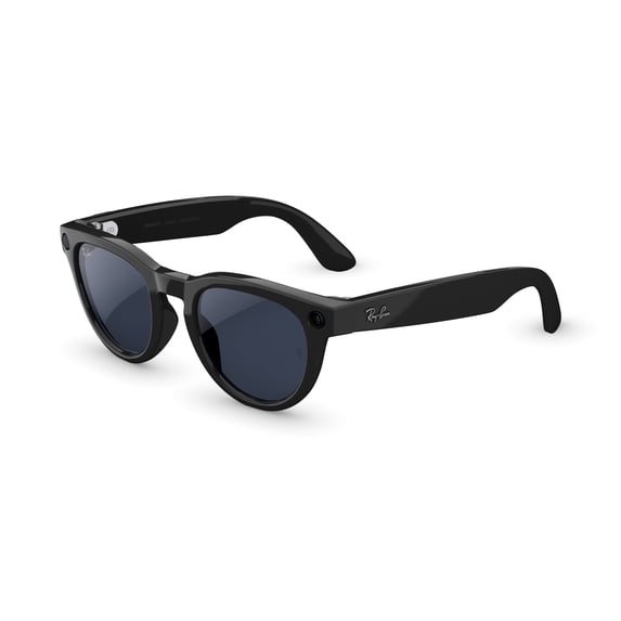 Ray-Ban Meta (Gen 2), Headliner Low Bridge Fit, Shiny Black, Transitions® Sapphire Lenses
