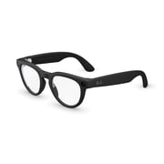Ray-Ban Meta Gen 2, Headliner, Matte Black, Clear Lenses | Smart AI Glasses, Camera, Audio, Video