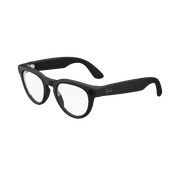 Ray-Ban Meta Gen 2, Headliner, Matte Black, Clear Lenses | Smart AI Glasses, Camera, Audio, Video