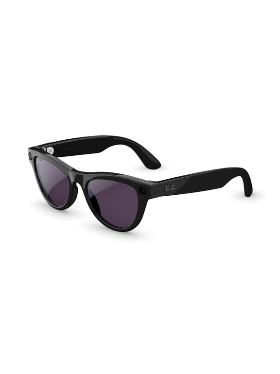 Ray-Ban Meta (Gen 2), Skyler, Shiny Black, Transitions® Amethyst Lenses | Smart AI Glasses