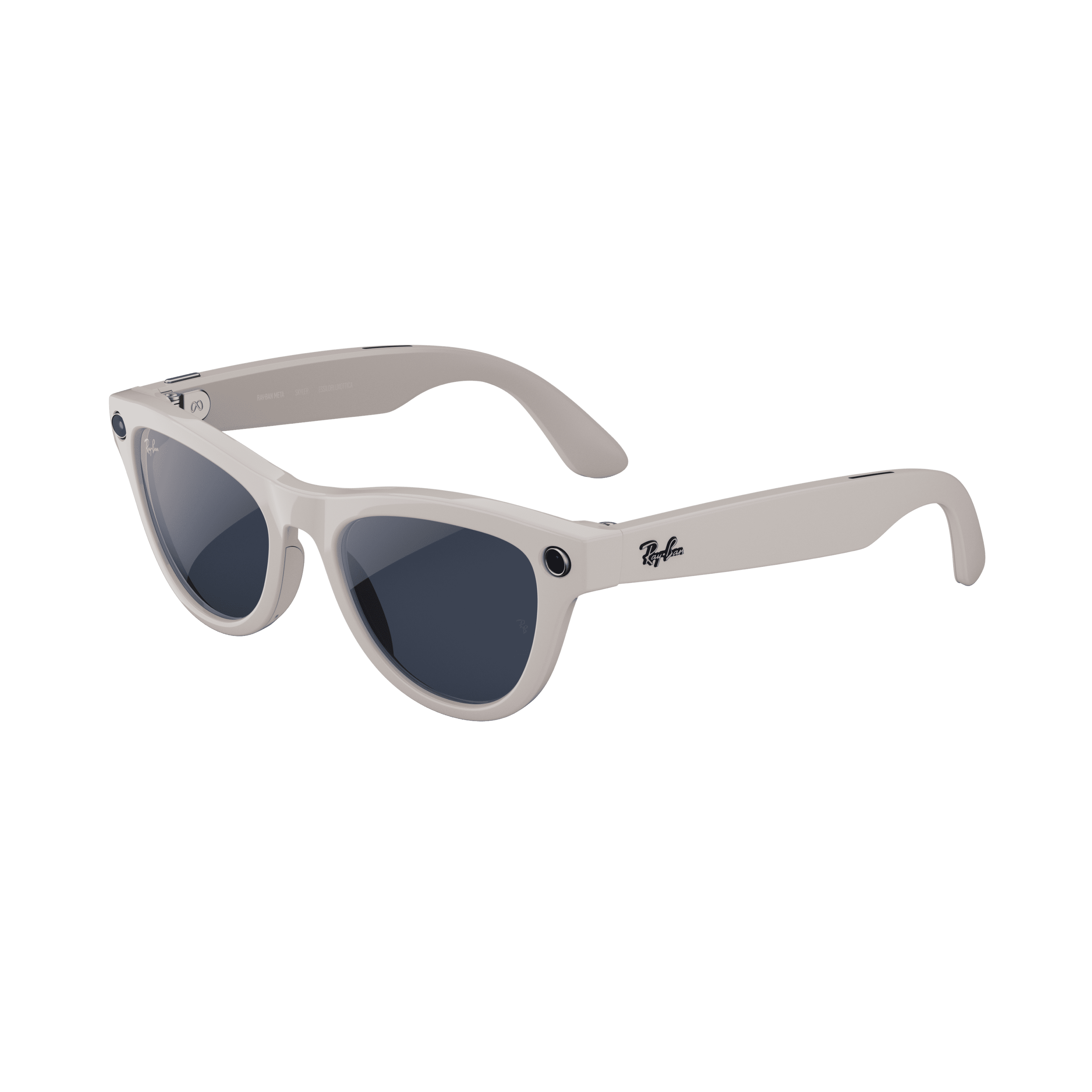 Ray-Ban Skyler 純正レンズ　新品 Ray-Ban Meta (Gen 2), Skyler, Shiny Chalky Grey, Transitions