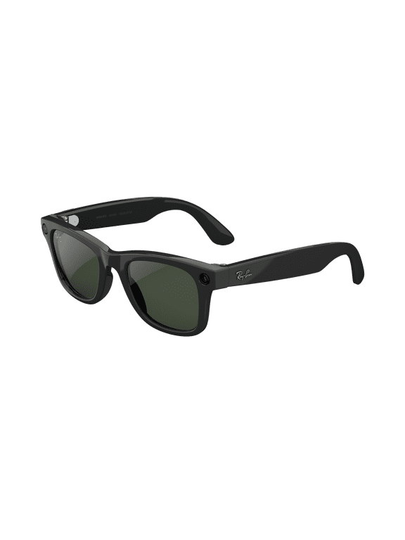 Meta (Gen 2), Wayfarer, Shiny Black, Transitions® Graphite Green Lenses | Smart AI Glasses