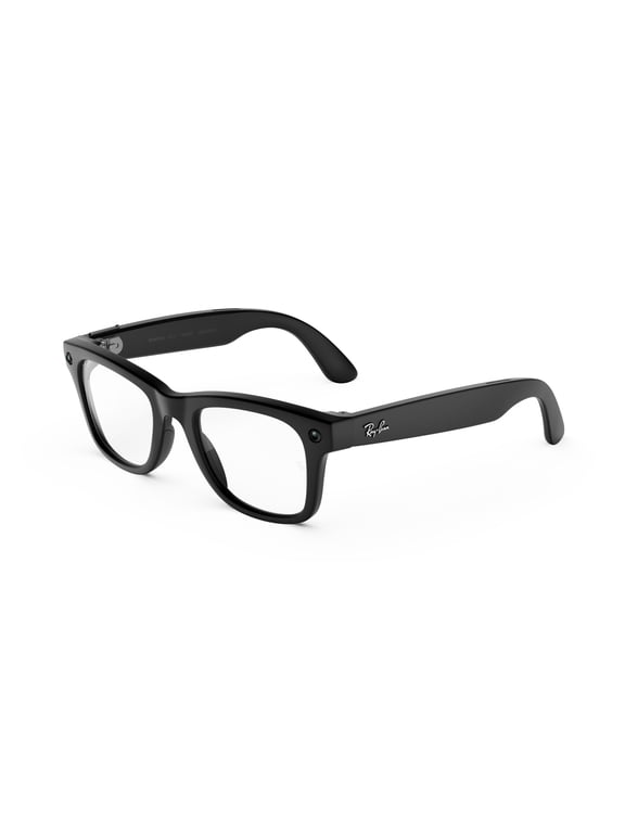 Ray-Ban Meta (Gen 3) Wayfarer Large, Matte Black, Clear Lenses