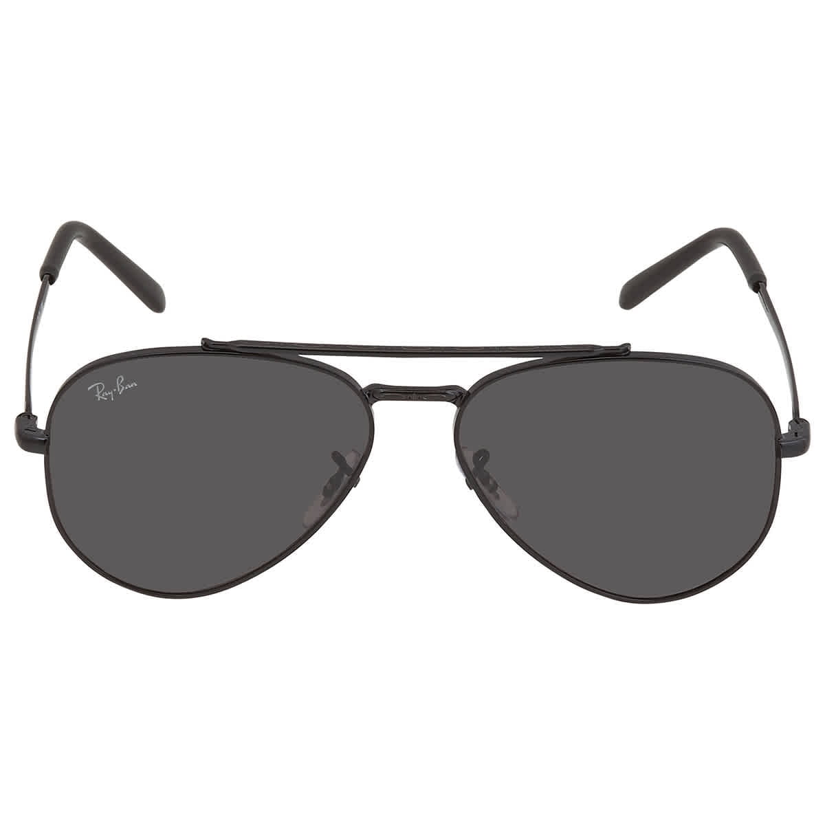 Ray Ban New Aviator Dark Gray Unisex Sunglasses RB3625 002/B1 55 ...