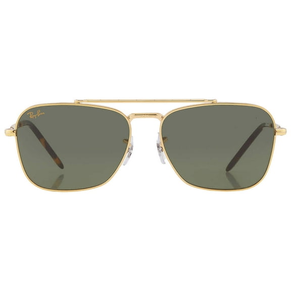Ray Ban New Caravan Green Square Unisex Sunglasses RB3636 919631 58