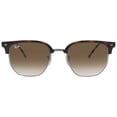 thumbnail image 1 of Ray Ban New Clubmaster Brown Gradient Irregular Unisex Sunglasses RB4416 710/51 53, 1 of 1