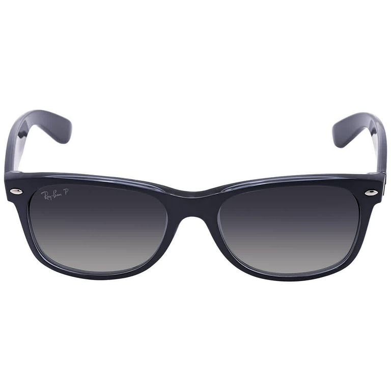 Ray Ban New Wayfarer Classic Polarized Blue Gradient Unisex Sunglasses  RB2132 660778 55