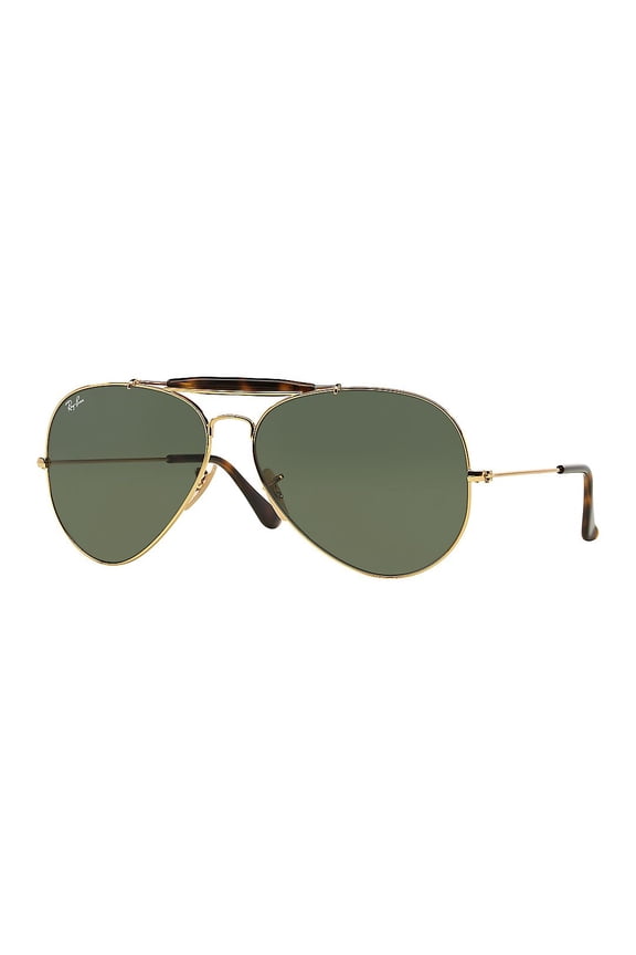 Outdoorsman Havana Green Classic Lens Men's Sunglasses RB3029