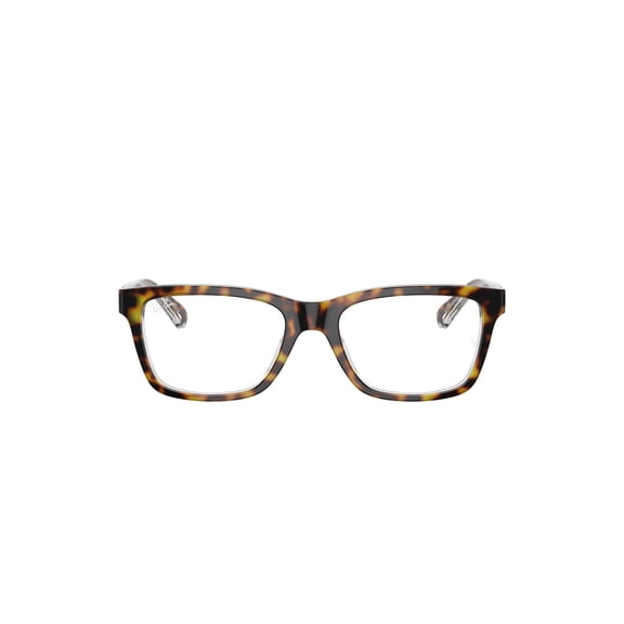 Ray-Ban Youth 0RY1536 Prescription Eyeglasses with Case, Size 48, Demo Lens/Dark Havana on Transparent