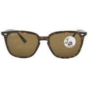 Ray Ban Polarized Brown Square Unisex Sunglasses RB4362 710/83 55