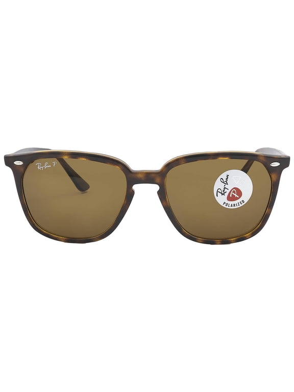 Ray Ban Polarized Brown Square Unisex Sunglasses RB4362 710/83 55