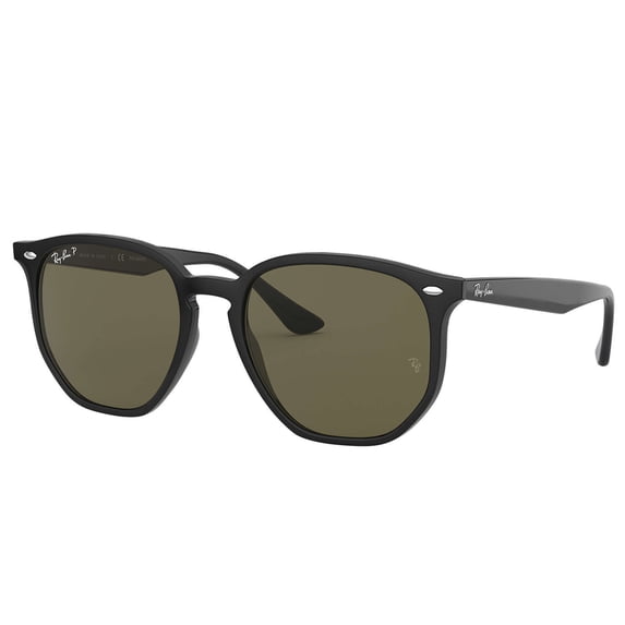 Ray-Ban Polarized Rb4306F RB4306F-601-9A54-19 Black Geometric Sunglasses