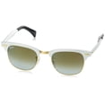 thumbnail image 1 of Ray-Ban RB3507 137/9J Clubmaster Aluminum Silver Frame Green Gradient Flash 51mm Lens Sunglasses, 1 of 3