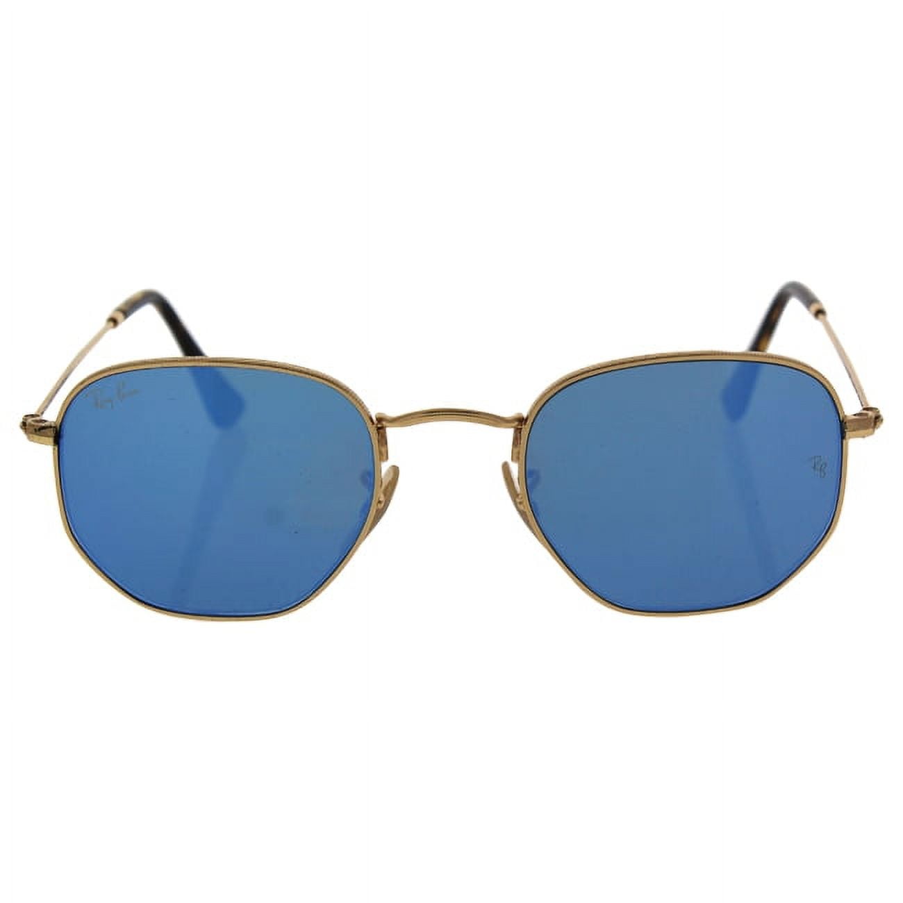 Ray-Ban Men's Hexagonal RB3548N-00151-21 Gold Geometric Sunglasses 