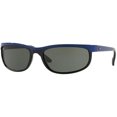 thumbnail image 1 of Ray-Ban RB2027 PREDATOR 2 6301 62M Top Blue On Black/Green Sunglasses For Men For Women, 1 of 4