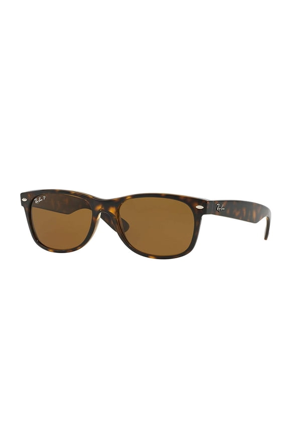 RB2132 902/57 55M Tortoise/Crystal Brown Polarized NEW WAYFARER