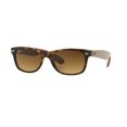 thumbnail image 1 of Ray Ban RB2132 NEW WAYFARER 618185 52M Matte Havana/Brown Gradient Dark Brown Sunglasses For Men For Women, 1 of 4