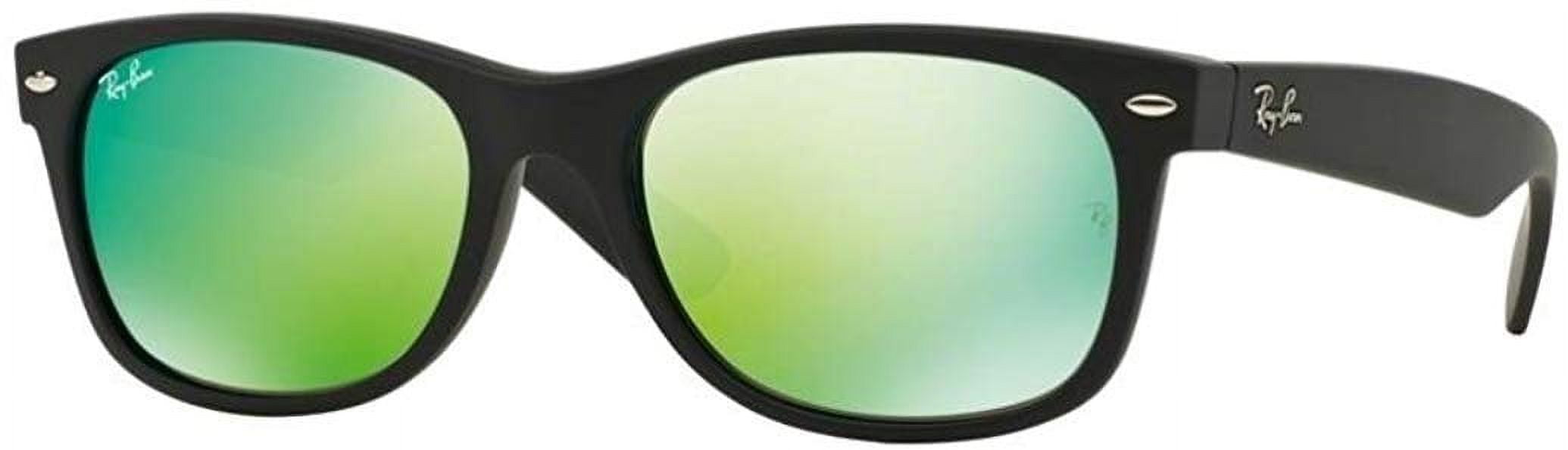 Ray Ban RB2132 NEW WAYFARER 622/19 55M Rubber Black/Grey Mirror