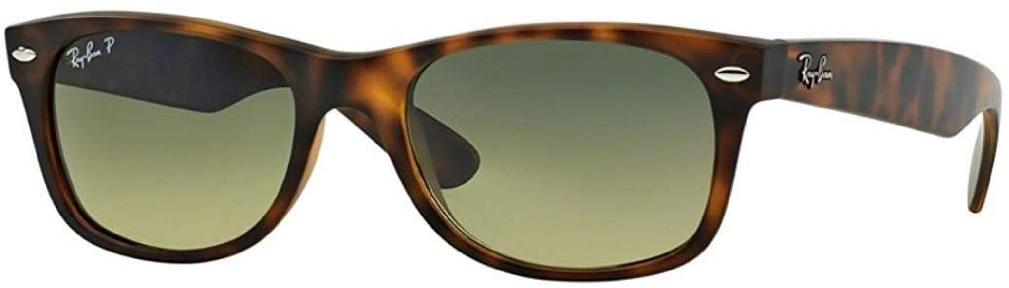 Ray Ban RB2132 NEW WAYFARER 894/76 55M Matte Havana/Blue/Green