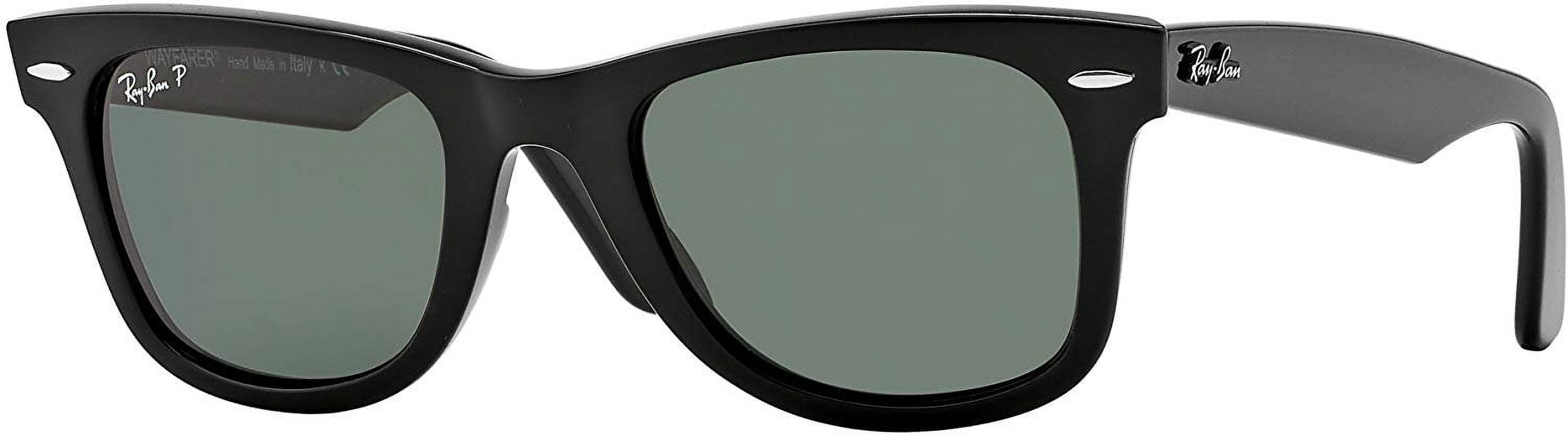 Ray Ban RB2140 901/58 50M Black/Green Polarized - Walmart.com