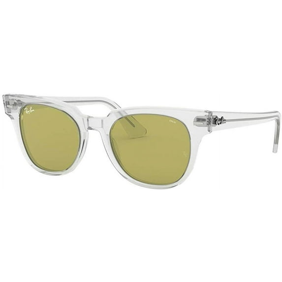 Ray-Ban RB2168 METEOR 912/4C 50M Transparent/Green Sunglasses For Men For Women