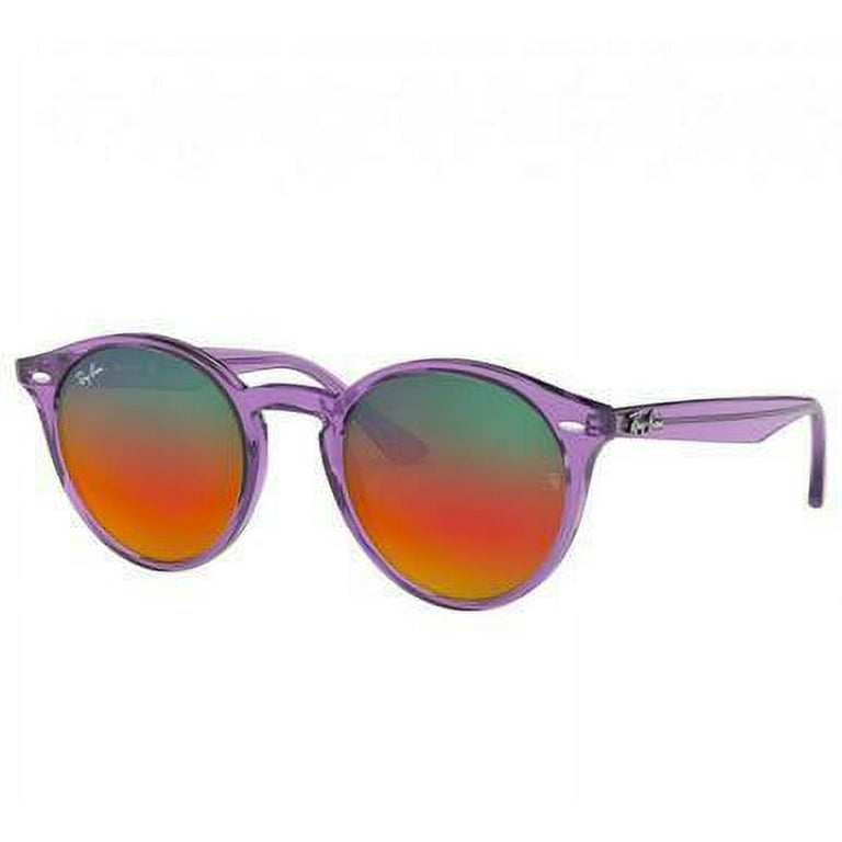 Ray-Ban RB2180-6280/A8 Violet Frame with Orange Gradient Mirror Lenses  Sunglasses