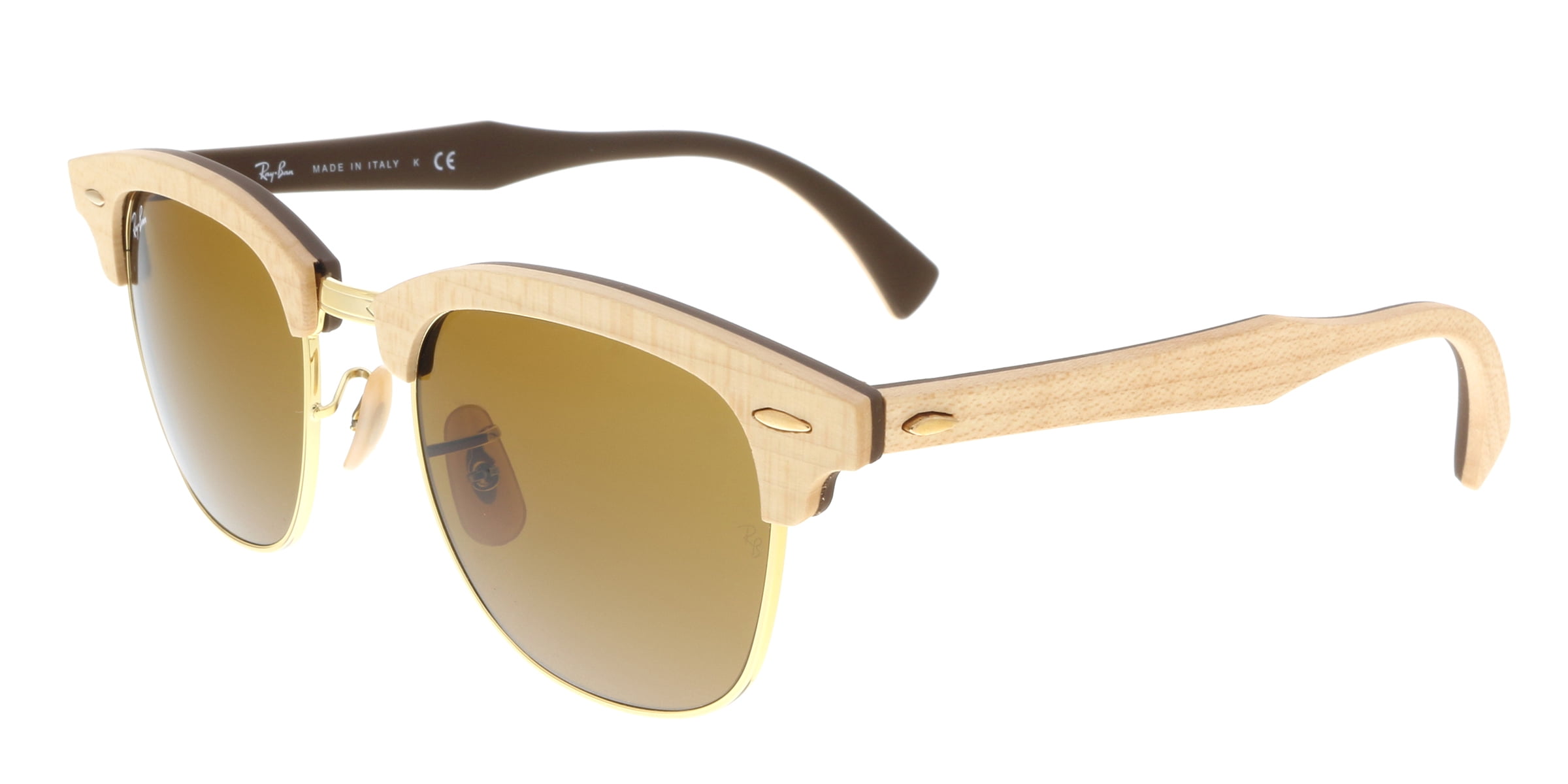 Ray Ban RB3016M 1179 Maple Brown Clubmaster Sunglasses for  display picture 1