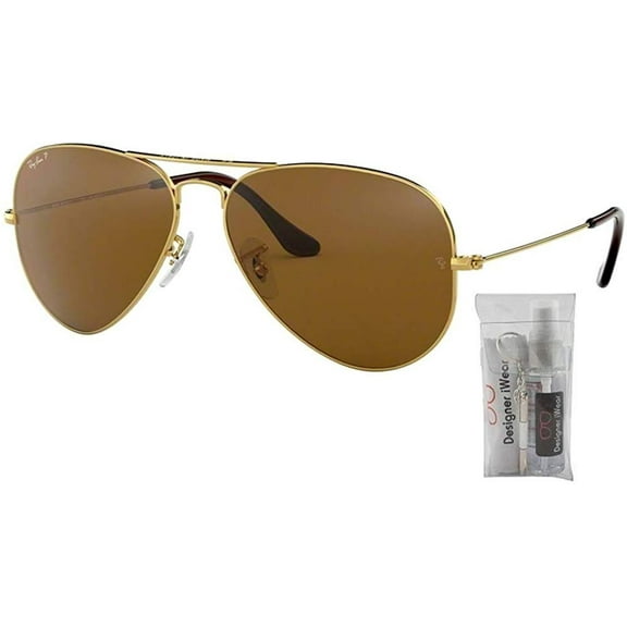 Ray Ban RB3025 001/57 62M Gold/Polarized Brown Aviator