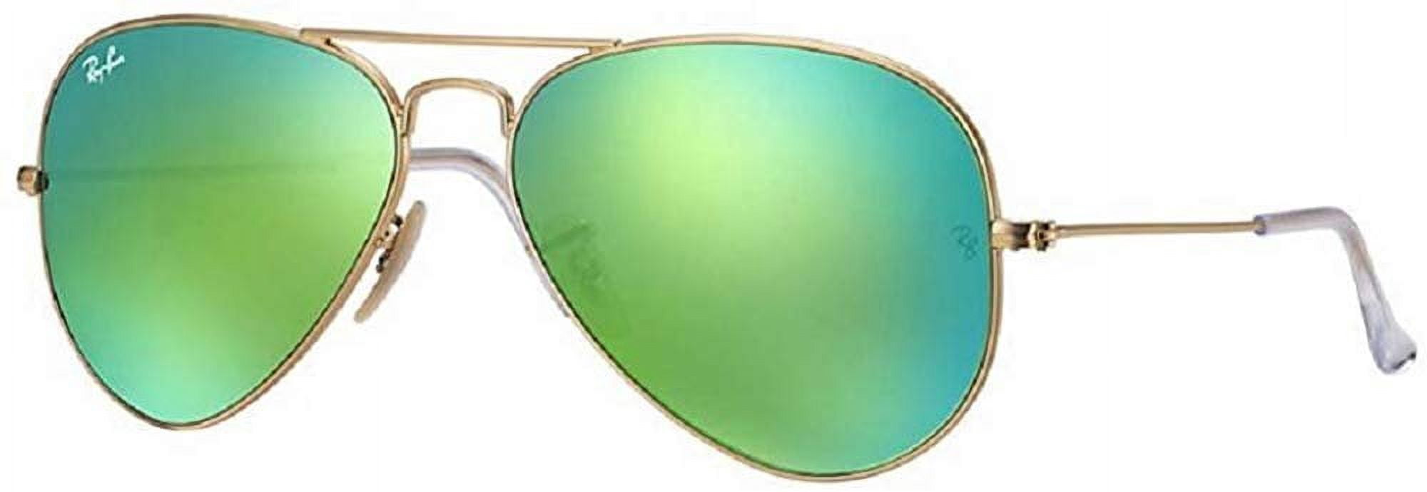 Ray Ban RB3025 112/19 55M Matte Gold/ Green Mirror Multi  display picture 1