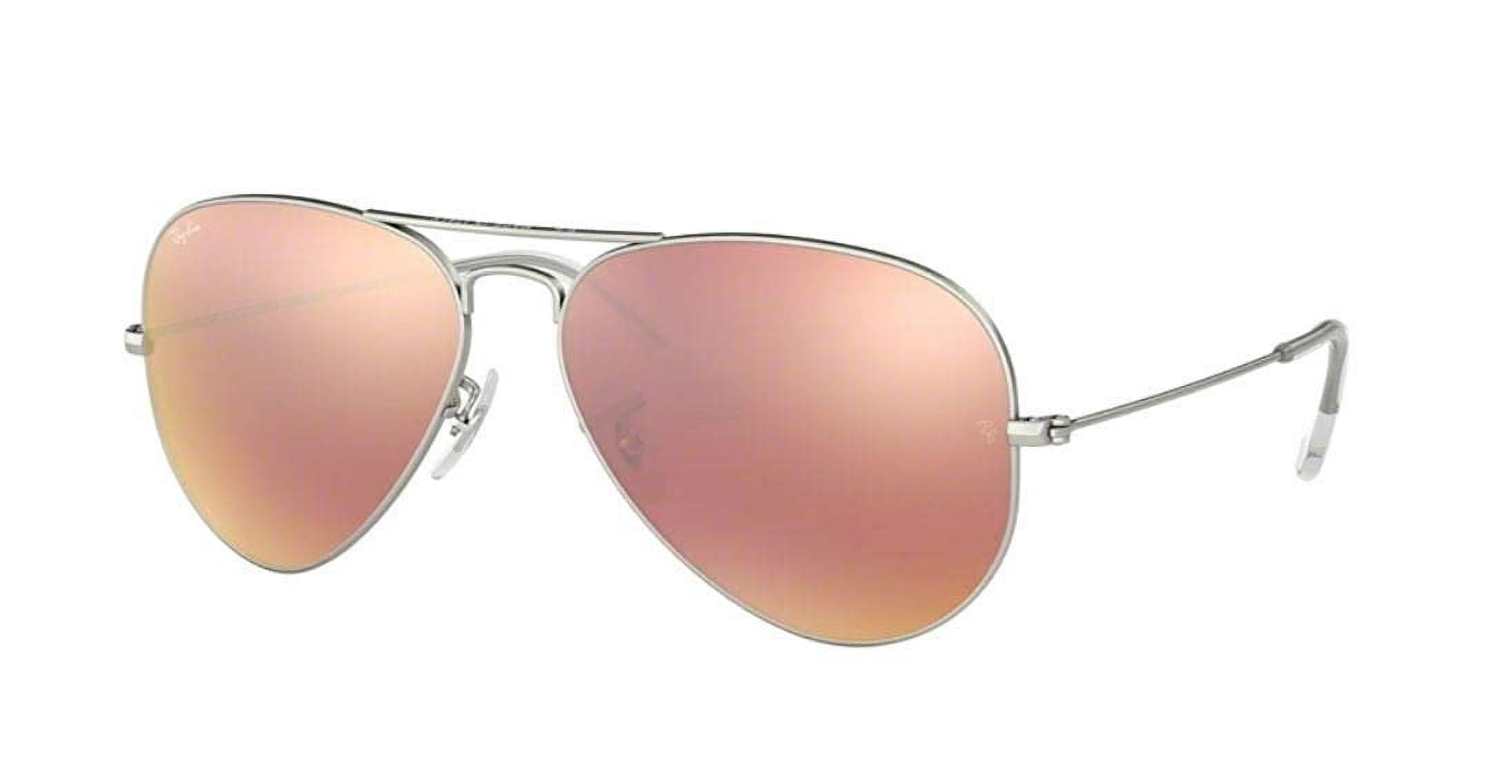 Ray Ban RB3025 AVIATOR LARGE METAL 019/Z2 55M Matte Silver 