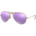 thumbnail image 1 of Ray Ban RB3025 AVIATOR LARGE METAL 167/1R 58M Brushed Bronze Demishiny/Gray Lilac Mirror Polarized Sunglasses For Men For Women, 1 of 4