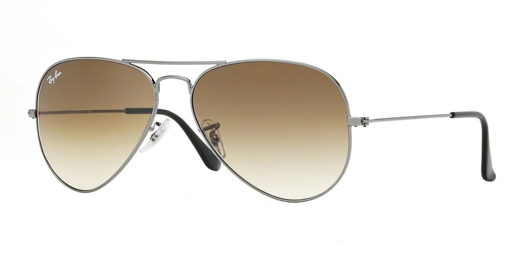 Ray-Ban RB3025 Aviator Large Metal Sunglasses - Size - 62 (Crystal Brown  Gradient)