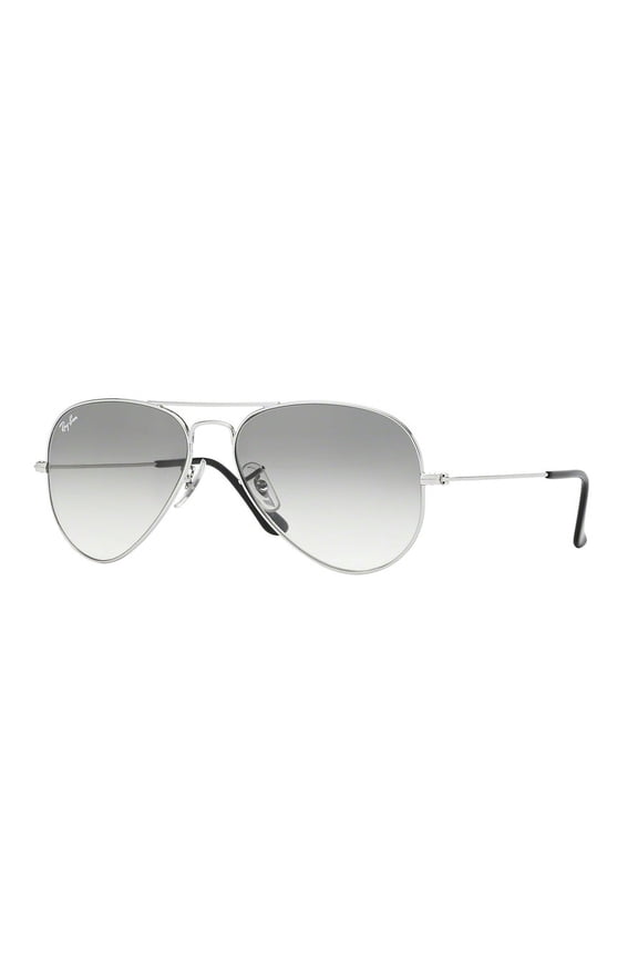 RB3025 Aviator Large Metal Sunglasses - Size - 62 (Crystal Grey Gradient)
