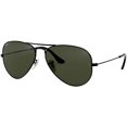 thumbnail image 1 of Ray-Ban RB3025 Aviator Sunglasses 58 mm, Gold Metal Frame/Non-Polarized Green G-15 Lens, 1 of 3
