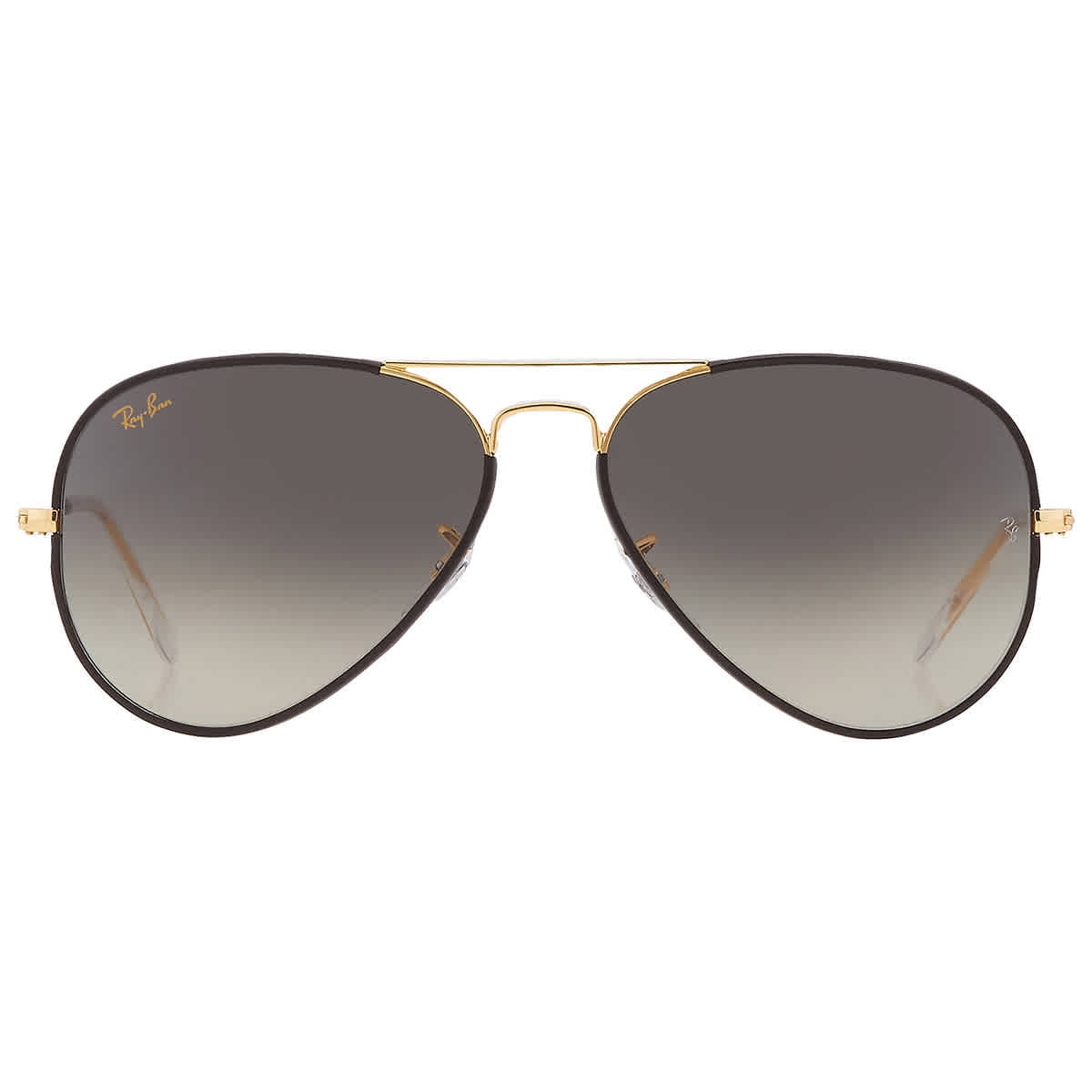 Ray-Ban Black and Gold Sunglasses with Gray Gradient Amazon.com: Ray-Ban Unisex RB3578 Round Sunglasses, Black On  main image 3