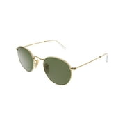 RAY-BAN RB3447N-001-53 Gold Round Sunglasses