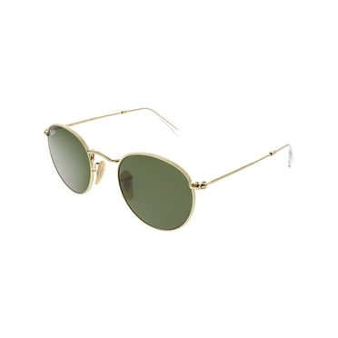 Ray-Ban RB3447N-001-53 Gold Round Sunglasses