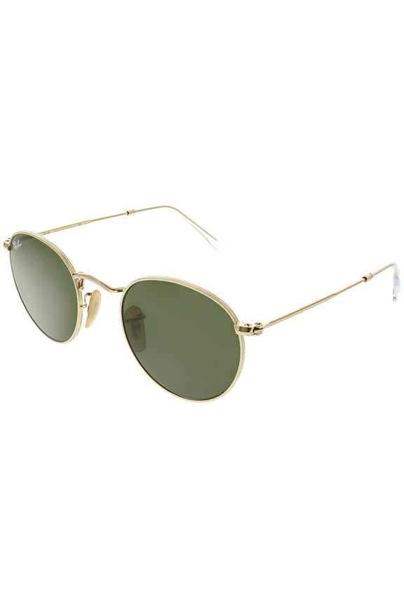 RB3447N-001-53 Gold Round Sunglasses
