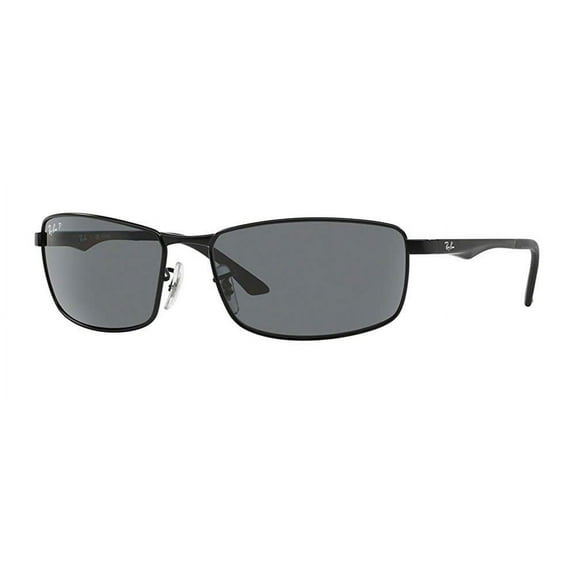 Ray-Ban RB3498 006/81 64M Matte Black/Grey Polarized Sunglasses For Men