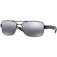 thumbnail image 1 of Ray-Ban RB3522 006/82 64M Matte Black/Grey Silver Mirror Polarized Sunglasses For Men, 1 of 3