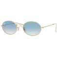 thumbnail image 1 of Ray-Ban RB3547N OVAL 001/3F 54M Arista/Crystal White Blue Gradient Sunglasses For Men For Women, 1 of 4