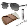 thumbnail image 1 of Ray-Ban RB3549 POLARIZED Pilot Shaped Sunglasses for Men & Women - Includes Official Rayban Eyewear Kit - Ideal Formal & Casual Wear Sunglasses - Grey Lens, 1 of 7