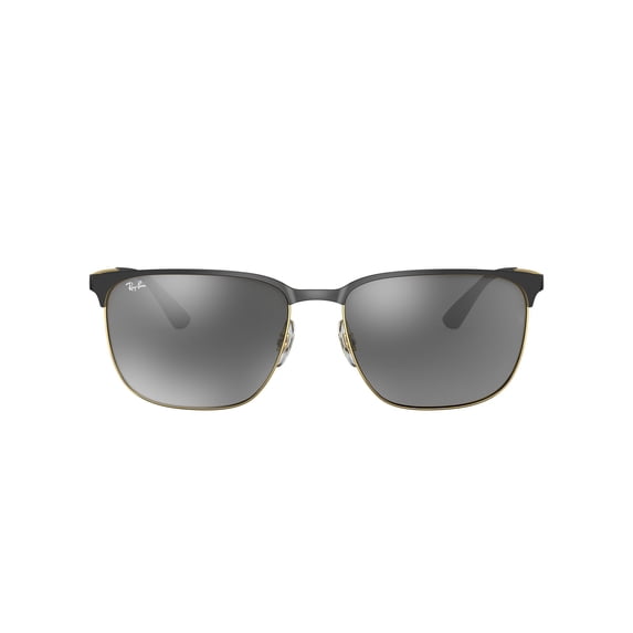 Ray-Ban Sunglasses for Men and Women with Case for UV Protection, Black on Arista, Size 59