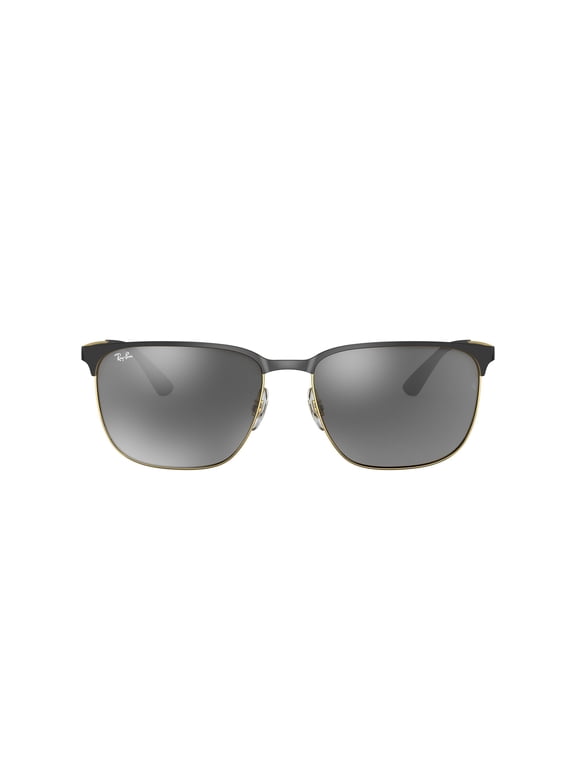Sunglasses for Men and Women with Case for UV Protection, Black on Arista, Size 59